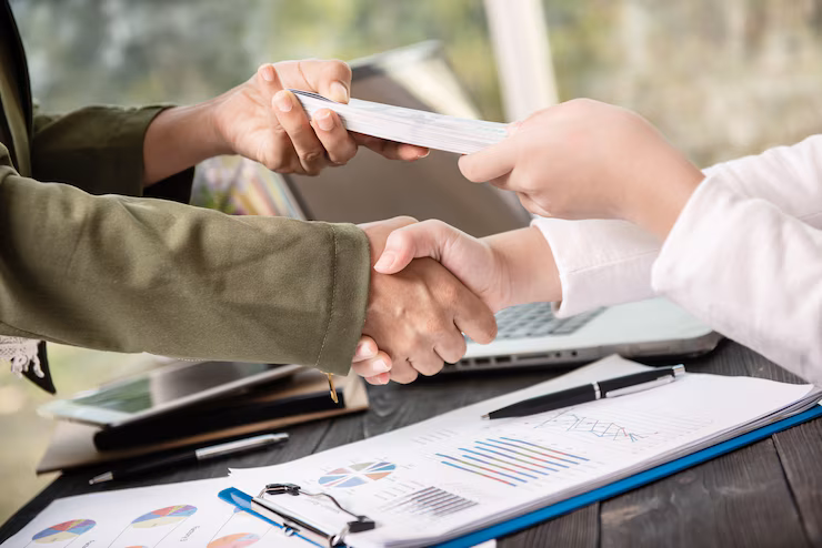 Payroll management software dashboard with salary details