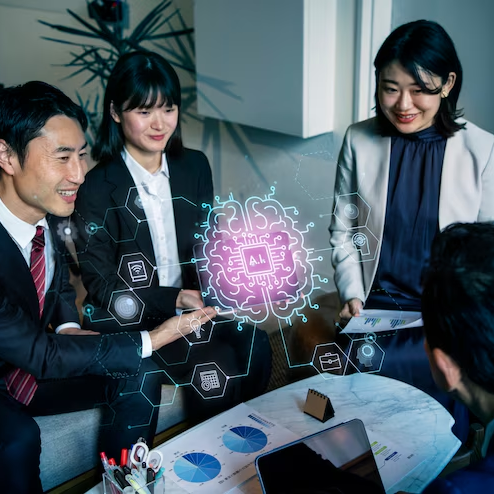HR professional working